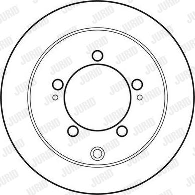 Jurid 562781JC - Тормозной диск autospares.lv