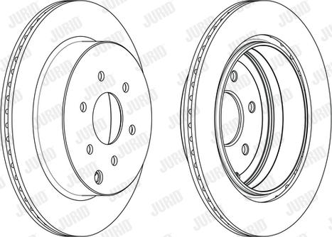 Jurid 562782JC - Тормозной диск autospares.lv