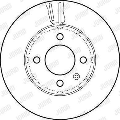 Jurid 562727JC - Тормозной диск autospares.lv