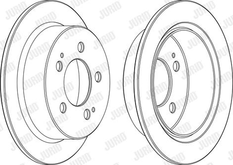 Jurid 562775JC - Тормозной диск autospares.lv