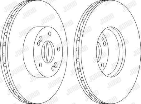 Jurid 562778JC - Тормозной диск autospares.lv