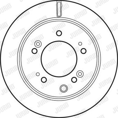 Jurid 562773JC-1 - Тормозной диск autospares.lv