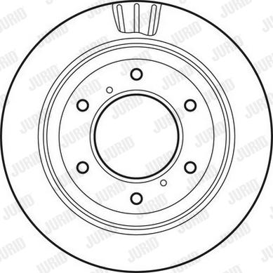 Jurid 562777JC-1 - Тормозной диск autospares.lv