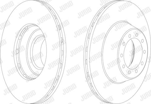 Jurid 567115J - Тормозной диск autospares.lv