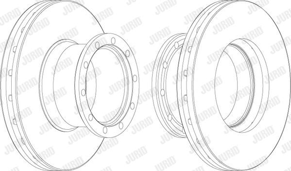 Jurid 567113J - Тормозной диск autospares.lv