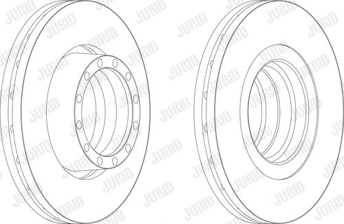 Jurid 567117J - Тормозной диск autospares.lv