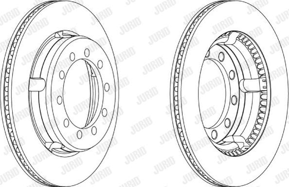 Jurid 567134J - Тормозной диск autospares.lv