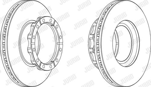 Jurid 567135J - Тормозной диск autospares.lv