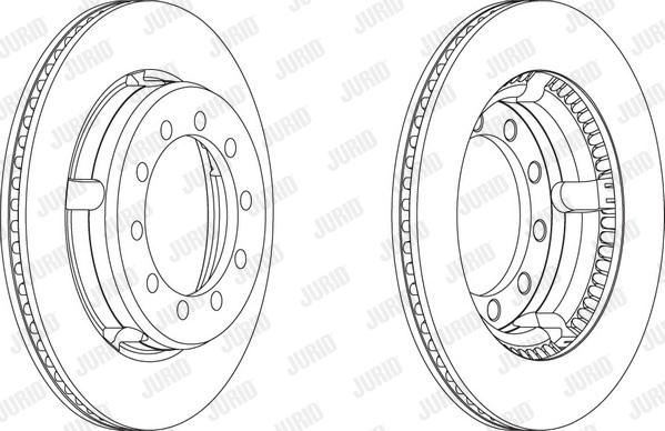 Jurid 567120J - Тормозной диск autospares.lv