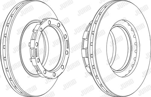 Jurid 567801J - Тормозной диск autospares.lv