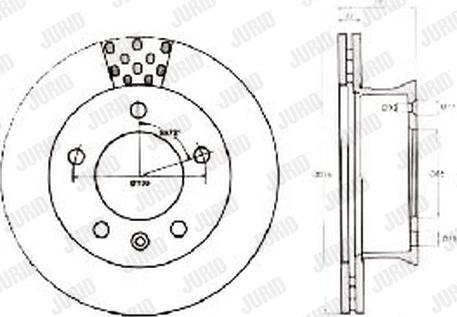 Jurid 567760J - Тормозной диск autospares.lv