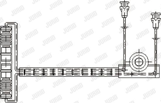 Jurid 581353 - Сигнализатор, износ тормозных колодок autospares.lv