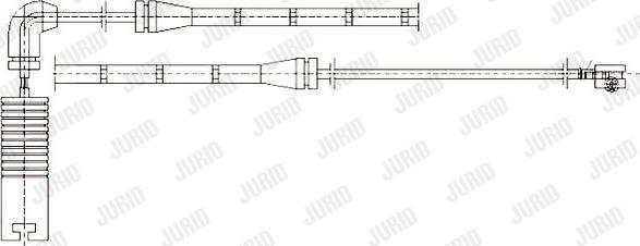 Jurid 581367 - Сигнализатор, износ тормозных колодок autospares.lv