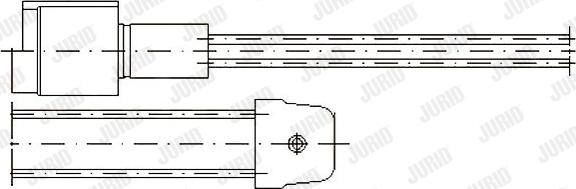 Jurid 581301 - Сигнализатор, износ тормозных колодок autospares.lv