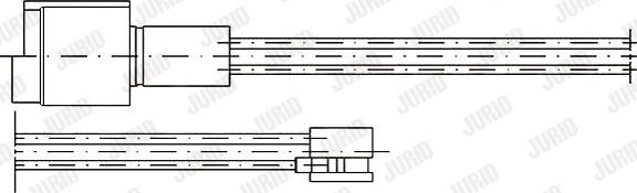 Jurid 581302 - Сигнализатор, износ тормозных колодок autospares.lv