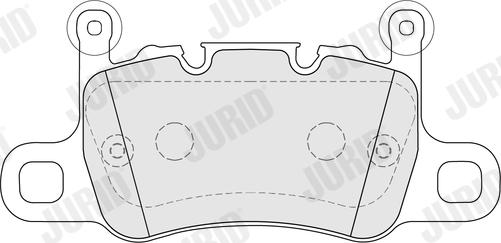 Jurid 574102J - Тормозные колодки, дисковые, комплект autospares.lv