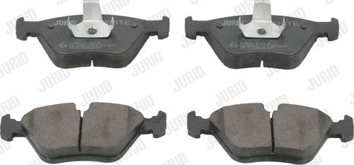 Jurid 571994JC - Тормозные колодки, дисковые, комплект autospares.lv