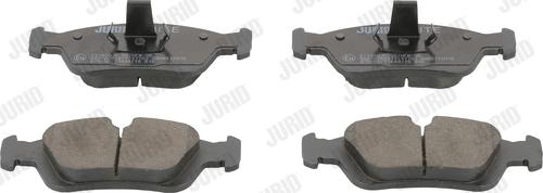 Jurid 571959JC - Тормозные колодки, дисковые, комплект autospares.lv