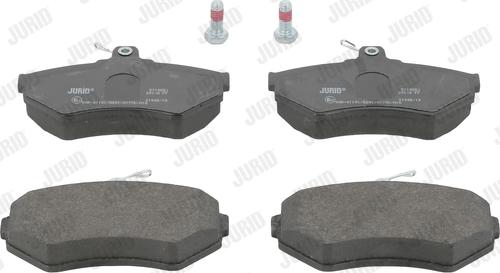 Jurid 571955J - Тормозные колодки, дисковые, комплект autospares.lv
