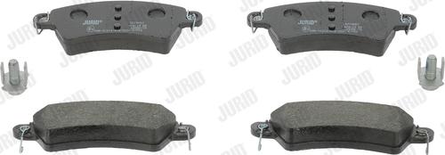 Jurid 571965J - Тормозные колодки, дисковые, комплект autospares.lv