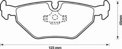 Jurid 571960J-AS - Тормозные колодки, дисковые, комплект autospares.lv