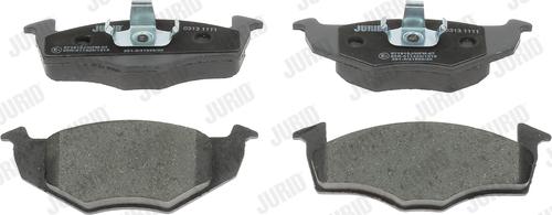 Jurid 571915J - Тормозные колодки, дисковые, комплект autospares.lv