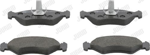 Jurid 571913J - Тормозные колодки, дисковые, комплект autospares.lv