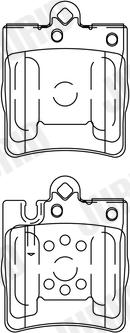 Jurid 571988J - Тормозные колодки, дисковые, комплект autospares.lv