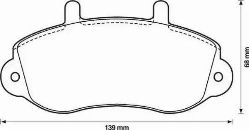 Jurid 571932J-AS - Тормозные колодки, дисковые, комплект autospares.lv