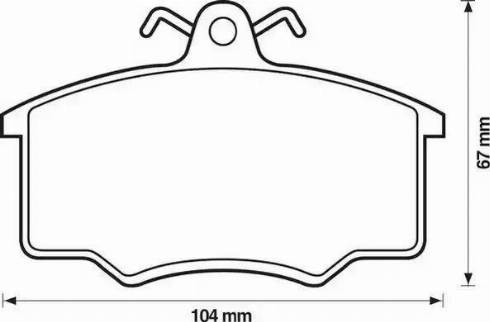 Jurid 571491J-AS - Тормозные колодки, дисковые, комплект autospares.lv