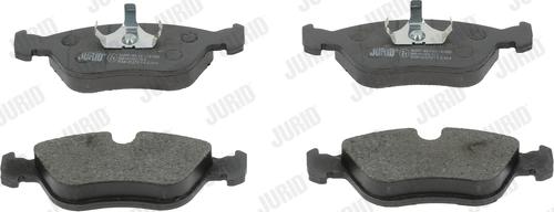 Jurid 571457J - Тормозные колодки, дисковые, комплект autospares.lv