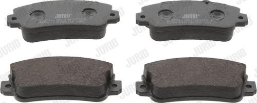 Jurid 571464J - Тормозные колодки, дисковые, комплект autospares.lv