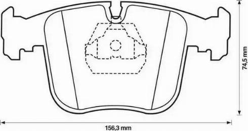 Jurid 571485J-AS - Тормозные колодки, дисковые, комплект autospares.lv