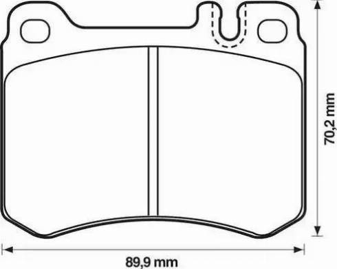 Jurid 571479J-AS - Тормозные колодки, дисковые, комплект autospares.lv