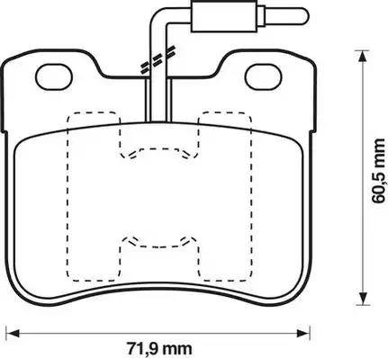 Jurid 571473J-AS - Тормозные колодки, дисковые, комплект autospares.lv