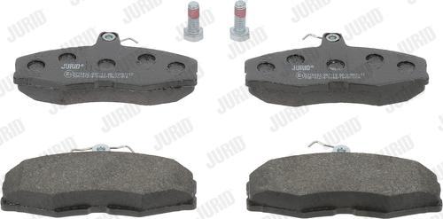 Jurid 571540J - Тормозные колодки, дисковые, комплект autospares.lv