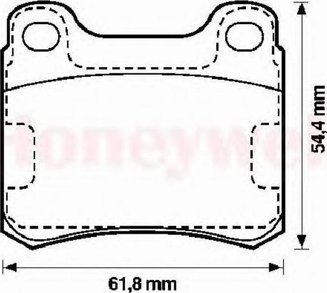 Jurid 571555JAS - Тормозные колодки, дисковые, комплект autospares.lv