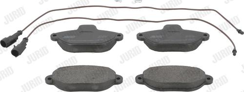 Jurid 571523J - Тормозные колодки, дисковые, комплект autospares.lv