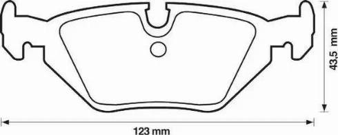 Jurid 571527J-AS - Тормозные колодки, дисковые, комплект autospares.lv