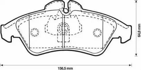 Jurid 571844J-AS - Тормозные колодки, дисковые, комплект autospares.lv