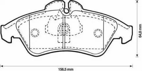 Lemförder 20542 04 - Тормозные колодки, дисковые, комплект autospares.lv