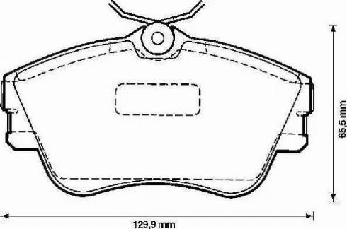 Jurid 571847J-AS - Тормозные колодки, дисковые, комплект autospares.lv