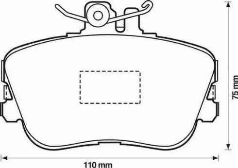 Jurid 571828J-AS - Тормозные колодки, дисковые, комплект autospares.lv