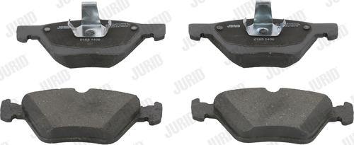 Jurid 571876J - Тормозные колодки, дисковые, комплект autospares.lv