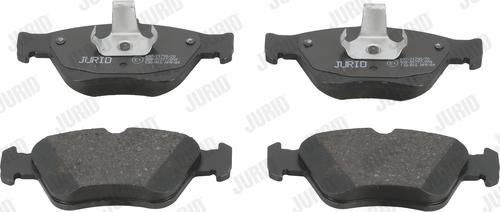 Jurid 571877J - Тормозные колодки, дисковые, комплект autospares.lv