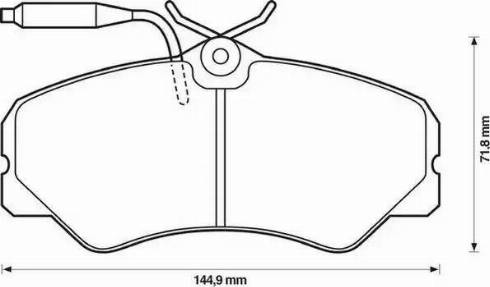 Jurid 571393J-AS - Тормозные колодки, дисковые, комплект autospares.lv