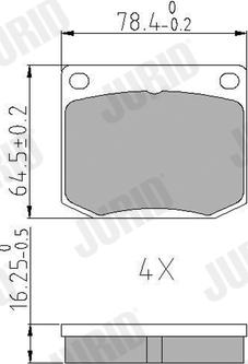 Lucas Electrical GDB7567 - Тормозные колодки, дисковые, комплект autospares.lv