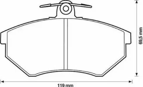 Jurid 571357J-AS - Тормозные колодки, дисковые, комплект autospares.lv