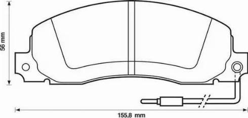 Jurid 571306J-AS - Тормозные колодки, дисковые, комплект autospares.lv