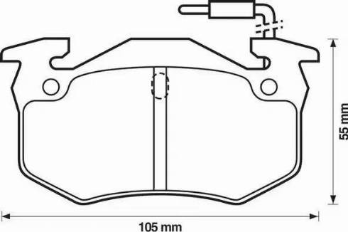 Jurid 571302J-AS - Тормозные колодки, дисковые, комплект autospares.lv